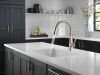 DELTA Lenta Single-Handle Pull-Down Kitchen Faucet — Spotshield Stainless