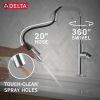 DELTA Nicoli Single Handle Pull-Down Kitchen Faucet — Chrome