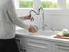 DELTA Capertee Single Handle Pull-Down Kitchen Faucet with Soap Dispenser and ShieldSpray Technology — Chrome