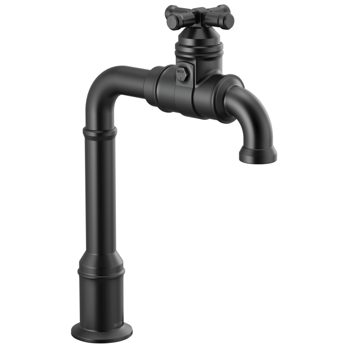 DELTA Broderick True Bar Kitchen Faucet — Matte Black