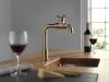 DELTA Broderick True Bar Kitchen Faucet — Champagne Bronze