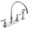 DELTA Windemere Two Handle Kitchen Faucet — Chrome