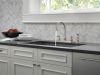 DELTA Windemere Two Handle Kitchen Faucet — Stainless