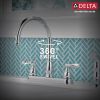 DELTA Windemere Two Handle Kitchen Faucet — Chrome
