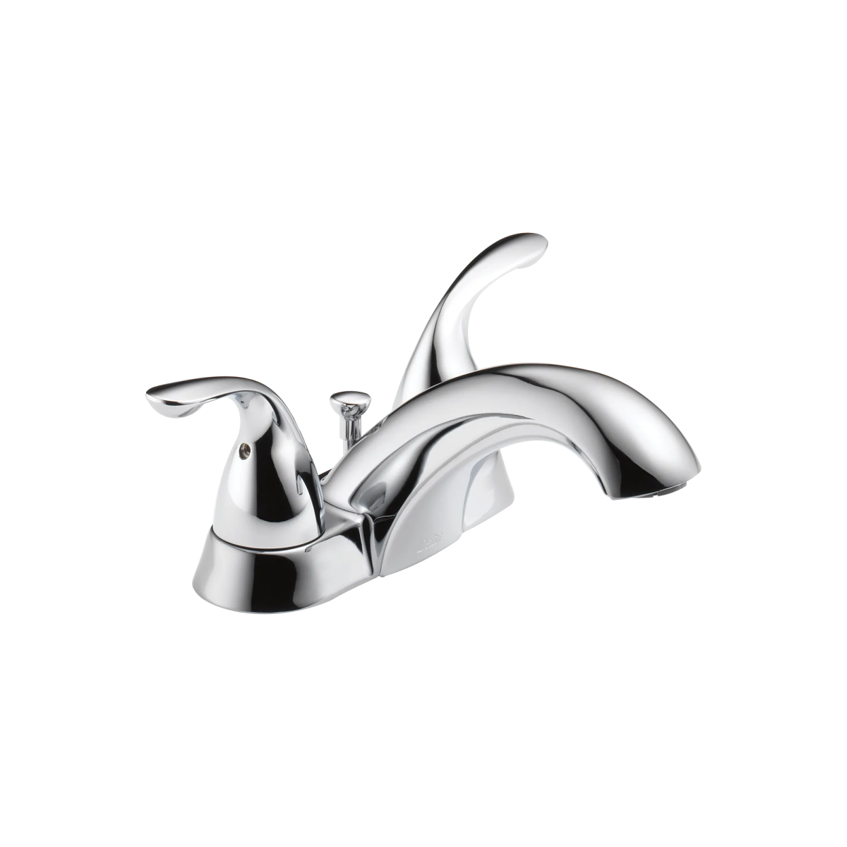 DELTA Classic Two Handle Centerset Bathroom Faucet — Chrome