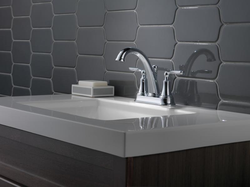 DELTA Woodhurst Bathroom Faucet — Chrome