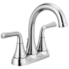 DELTA Kayra Two Handle Tract-Pack Centerset Bathroom Faucet — Chrome
