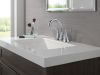 DELTA Kayra Two Handle Tract-Pack Centerset Bathroom Faucet — Chrome
