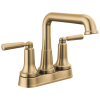 DELTA Saylor Two Handle Centerset Bathroom Faucet — Champagne Bronze