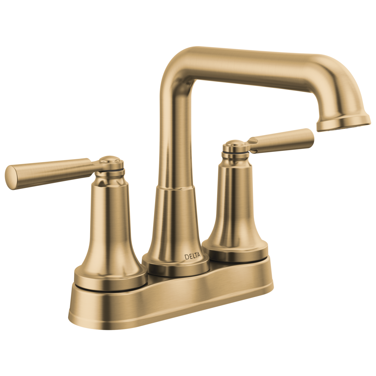 DELTA Saylor Two Handle Centerset Bathroom Faucet — Champagne Bronze