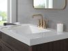 DELTA Saylor Two Handle Centerset Bathroom Faucet — Champagne Bronze