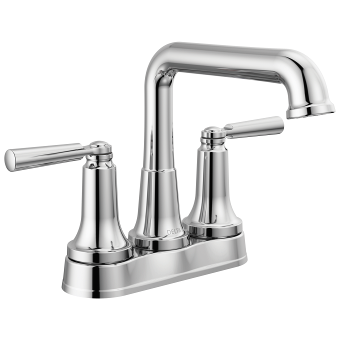 DELTA Saylor Two Handle Centerset Bathroom Faucet — Chrome