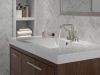 DELTA Saylor Two Handle Centerset Bathroom Faucet — Stainless