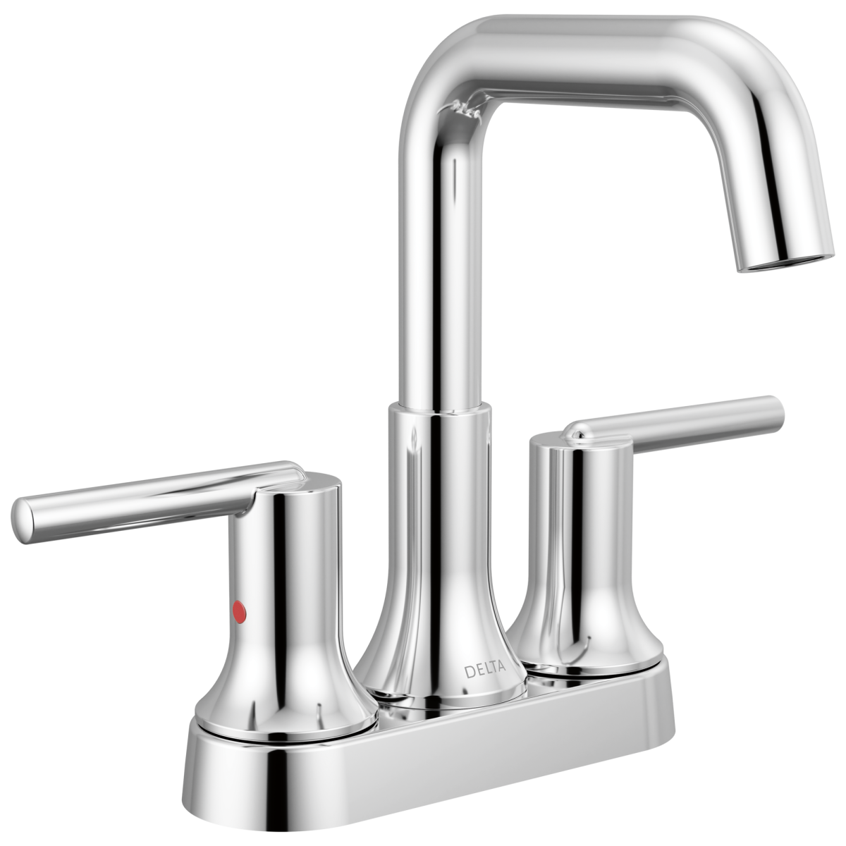 DELTA Trinsic Centerset Bathroom Faucet — Chrome