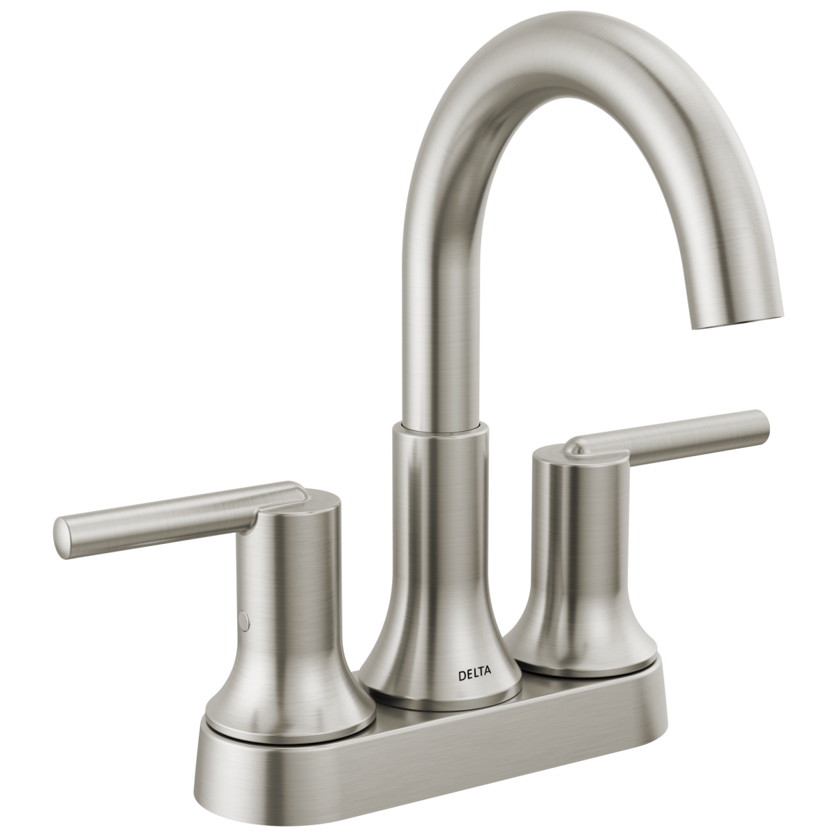 DELTA Trinsic Two Handle Centerset Bathroom Faucet — Stainless