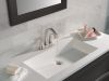 DELTA Lineax Two Handle Centerset Bathroom Faucet — Stainless