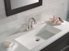 DELTA Lineax Two Handle Centerset Bathroom Faucet — Stainless