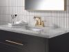 DELTA Ashlyn Two Handle Centerset Bathroom Faucet — Champagne Bronze