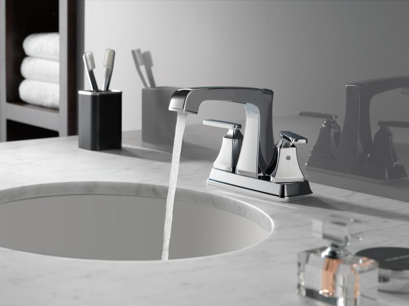 DELTA Ashlyn Two Handle Centerset Bathroom Faucet — Chrome