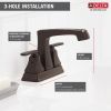DELTA Ashlyn Two Handle Centerset Bathroom Faucet — Venetian Bronze