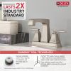 DELTA Ashlyn Two Handle Centerset Bathroom Faucet — Stainless