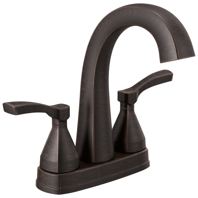 DELTA Stryke Two Handle Centerset Bathroom Faucet — Venetian Bronze