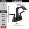 DELTA Stryke Centerset Faucet — Matte Black