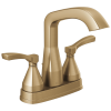 DELTA Stryke Two Handle Centerset Bathroom Faucet — Lumicoat® Champagne Bronze