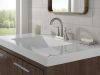 DELTA Archdale Two Handle Centerset Bathroom Faucet — Spotshield Brushed Nickel