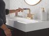 DELTA Nicoli Two Handle Centerset Pull-Down Bathroom Faucet — Champagne Bronze