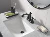 DELTA Cassidy Two Handle Centerset Bathroom Faucet — Matte Black