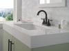 DELTA Roe Two Handle Centerset Bathroom Faucet — Matte Black