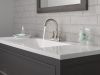 DELTA Roe Two Handle Centerset Bathroom Faucet — Stainless