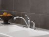 DELTA Collins Single Handle Kitchen Faucet with Integral Spray — Chrome
