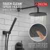 DELTA Modern Monitor 14 Series Shower with Raincan, Hand Shower & Rough Valve — Matte Black