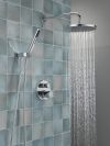 DELTA Modern Monitor 14 Series Shower with Raincan, Hand Shower & Rough Valve — Chrome