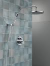 DELTA Modern Monitor 14 Series Shower with Raincan, Hand Shower & Rough Valve — Chrome
