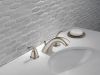 DELTA Classic Two Handle Widespread Bathroom Faucet — Stainless