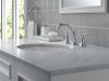 DELTA Woodhurst Two Handle Widespread Bathroom Faucet — Chrome