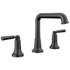 DELTA Saylor Two Handle Widespread Bathroom Faucet — Matte Black