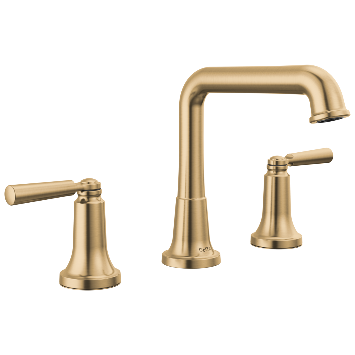 DELTA Saylor Two Handle Widespread Bathroom Faucet — Champagne Bronze