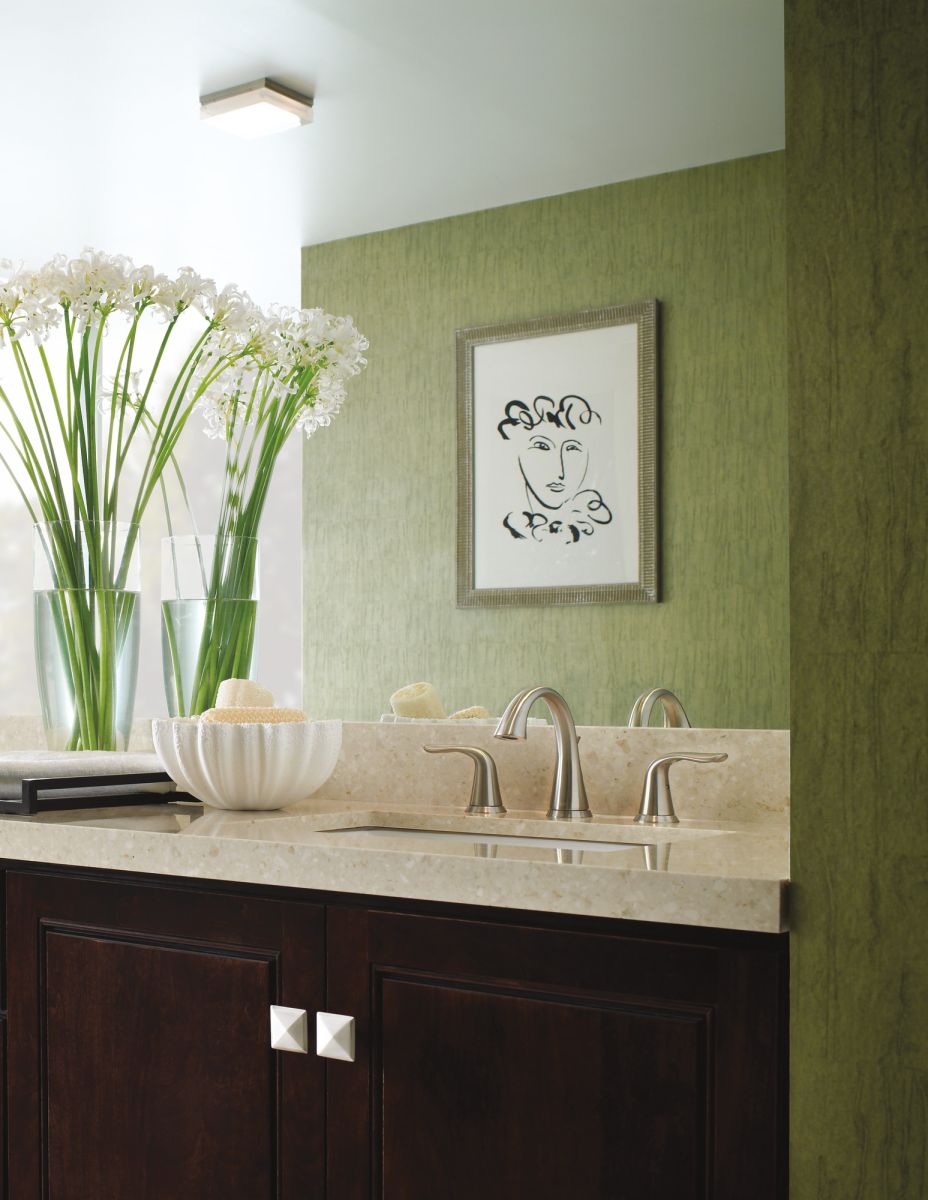 DELTA Lahara Two Handle Widespread Bathroom Faucet — Stainless