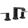 DELTA Velum Two Handle Widespread Bathroom Faucet — Matte Black