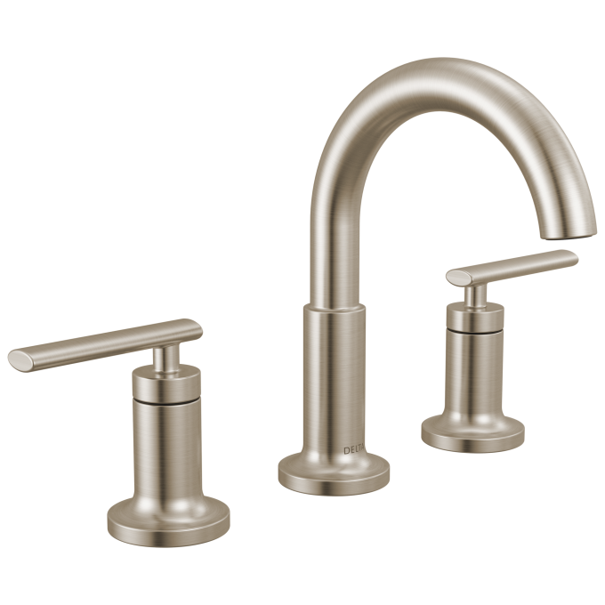 DELTA Altado Two Handle Widespread Bathroom Faucet — Stainless