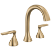 DELTA Bonacci Two Handle Widespread Bathroom Faucet — Lumicoat® Champagne Bronze