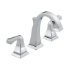 DELTA Dryden Two Handle Widespread Bathroom Faucet — Chrome