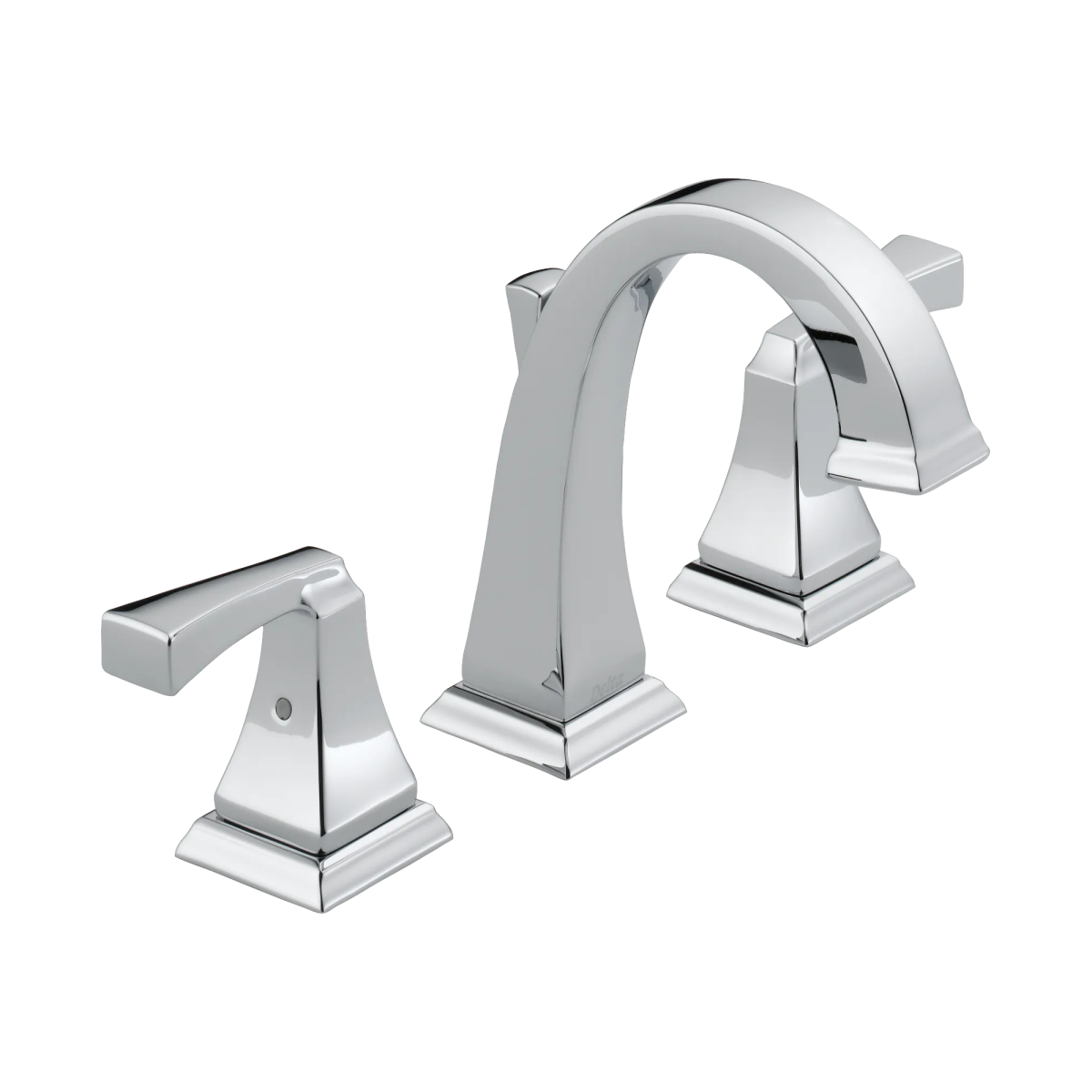 DELTA Dryden Two Handle Widespread Bathroom Faucet — Chrome