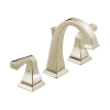 DELTA Dryden Two Handle Widespread Bathroom Faucet — Polished Nickel