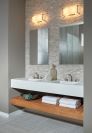 DELTA Vero Two Handle Widespread Bathroom Faucet — Stainless