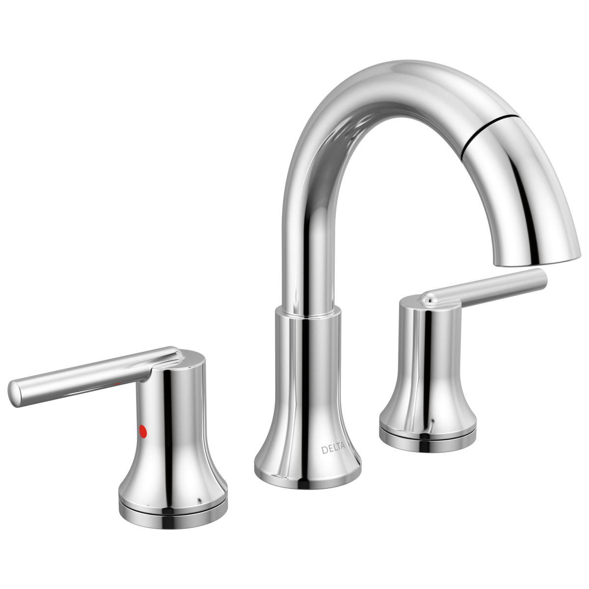 DELTA Trinsic Two Handle Widespread Pull-Down Bathroom Faucet — Chrome